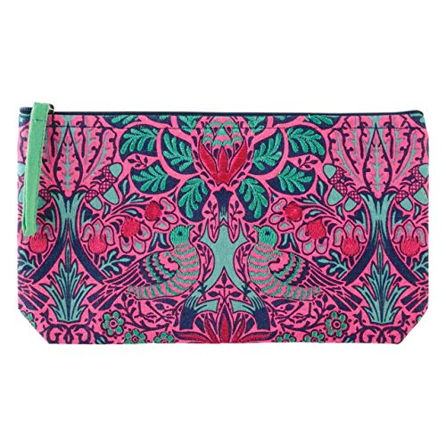 William Morris Dove & Rose Embroidered Pouch