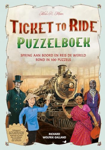 Ticket to Ride puzzelboek: stap aan boord en reis de wereld rond in 100 puzzels von BBNC Cadeau