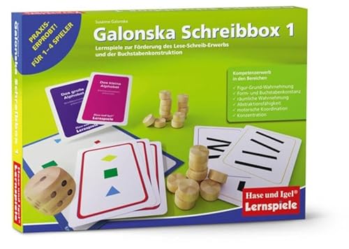 Galonska Schreibbox 1: Lernspiele zur Förderung des Lese-Schreib-Erwerbs und der Buchstabenkonstruktion