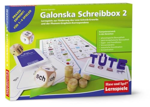 Galonska Schreibbox 2: Lernspiele zur Förderung des Lese-Schreib-Erwerbs und der Phonem-Graphem-Korrespondenz von Hase und Igel Verlag GmbH