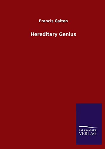 Hereditary Genius von Salzwasser-Verlag GmbH