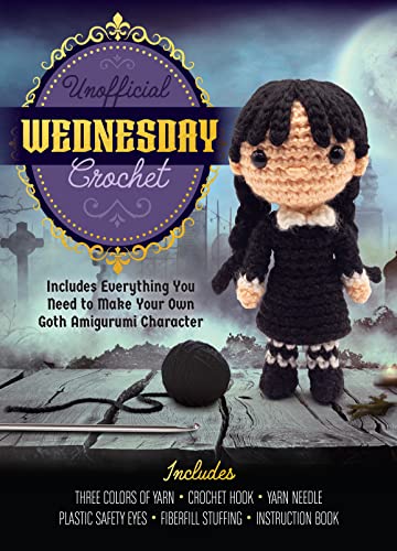Unofficial Wednesday Crochet: Create Your Own Gothic Amigurumi Doll