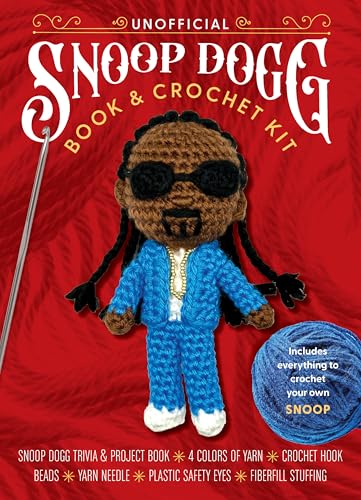 Unofficial Snoop Dogg Book and Crochet Kit: Includes Everything to Crochet Your Own Snoop Dogg–Snoop Dogg Trivia and Project Book, 4 Colors of Yarn, ... Plastic Safety Eyes, Fiberfill Stuffing von Chartwell Books