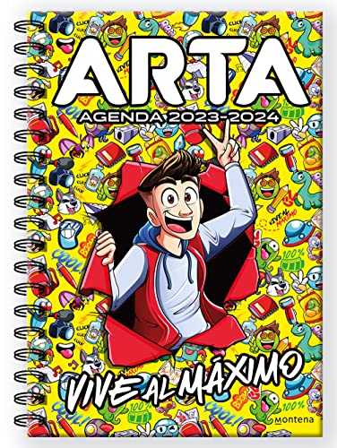 Arta Game - Agenda escolar 2023-2024. Vive al máximo: Con actividades y pegatinas para niños y niñas (Lo más visto) von ZKOEE