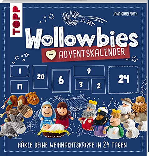 Wollowbies Adventskalender: Häkle deine Weihnachtskrippe in 24 Tagen