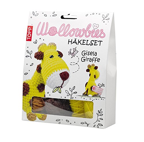 Wollowbies Häkelset Gisela Giraffe: Anleitung, Steckbrief und Material für eine witzige Häkelgiraffe