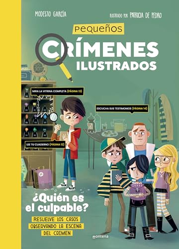 Pequeños Crímenes ilustrados - ¿Quién es el culpable?: Resuelve los casos observando la escena del crimen (Montena) von MONTENA