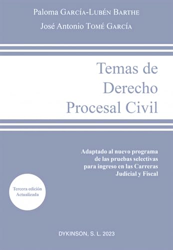 Temas de Derecho Procesal Civil: Adaptado al nuevo programa de las pruebas selectivas para ingreso en las Carreras Judicial y Fiscal von Editorial Dykinson, S.L.