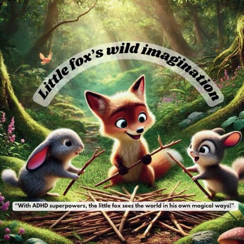 Little Fox's Wild Imagination: "With ADHD superpowers, the little fox sees the world in its own magical way!" von Independently published