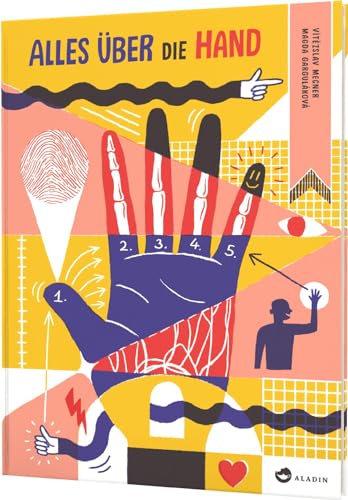 Alles über die Hand: Sachbuch für Kinder ab 8, stilvoll illustriert