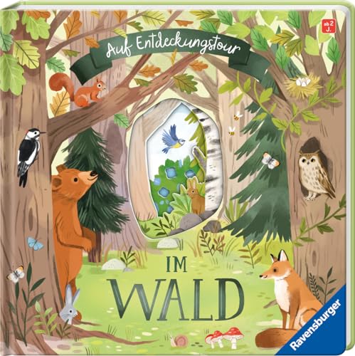 Auf Entdeckungstour: Im Wald - Ravensburger Sachwissen für Kinder ab 2 Jahren. Spielbuch mit 3D-Effekt, Klappen und Gucklöcher Auf Entdeckungstour: Im Wald - Ravensburger Sachwissen für Kinder ab 2 Jahren. Spielbuch mit 3D-Effekt, Klappen und Gucklöcher