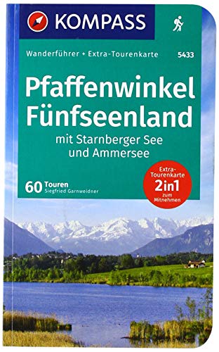 KOMPASS Wanderführer Pfaffenwinkel, Fünfseenland, Starnberger See, Ammersee: Wanderführer mit Extra-Tourenkarte 1:60.000, 60 Touren, GPX-Daten zum Downloaden