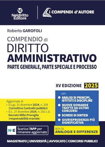 Compendio di diritto amministrativo 2025 Compendio di diritto amministrativo 2025 von Neldiritto Editore