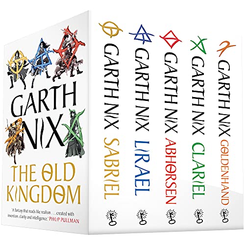The Old Kingdom Series Books 1 - 5 Collection Box Set by Garth Nix (Sabriel, Lirael, Abhorsen, Clariel & Goldenhand)