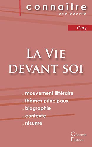 Fiche de lecture La Vie devant soi de Romain Gary (Analyse littéraire de référence et résumé complet) von Les Editions Du Cenacle