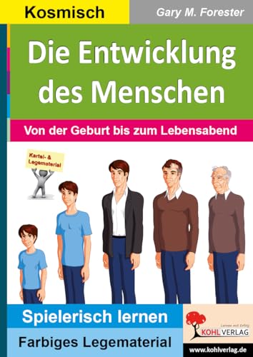 Die Entwicklung des Menschen: Von der Geburt bis zum Lebensabend (Montessori-Reihe: Lern- und Legematerial) von Kohl Verlag