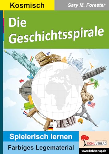 Die Geschichtsspirale: Farbige Segmente zum Ausschneiden (Montessori-Reihe: Lern- und Legematerial)