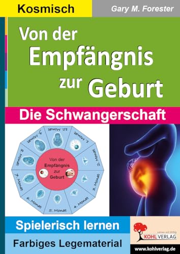 Von der Empfängnis zur Geburt: Die Schwangerschaft (Montessori-Reihe: Lern- und Legematerial) von Kohl Verlag Der Verlag Mit Dem Baum