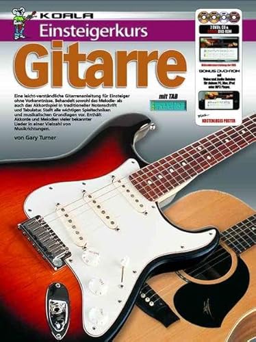 Einsteigerkurs Gitarre (Buch/CD/DVD/Poster)