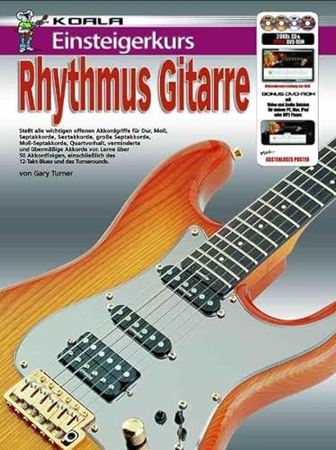 Einsteigerkurs Rhythmus Gitarre (Buch/CD/Doppel-DVD/Poster)