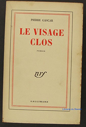 Le visage clos von GALLIMARD