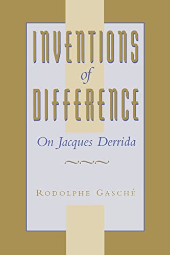 Inventions of Difference: On Jacques Derrida von Harvard University Press