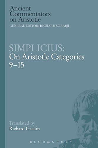 Simplicius: On Aristotle Categories 9-15 (Ancient Commentators on Aristotle)