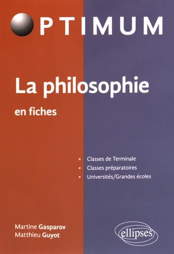 La philosophie en fiches (Optimum)