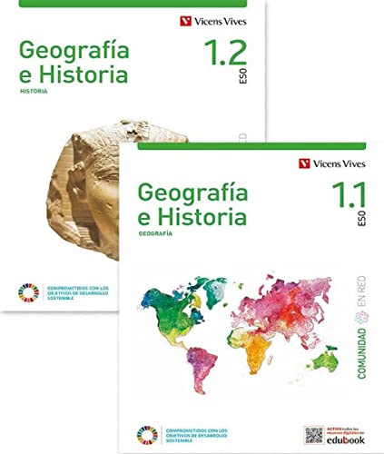 GEOGRAFIA E HISTORIA 1 (1.1-1.2)(COMUNIDAD EN RED) von VICENS VIVES