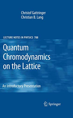 Quantum Chromodynamics on the Lattice: An Introductory Presentation (Lecture Notes in Physics, Band 788)