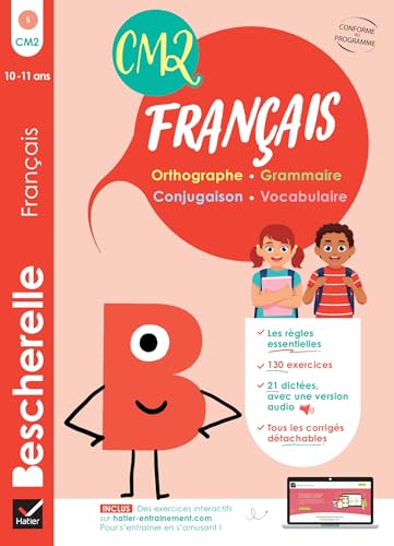 Bescherelle - Mon cahier d'entraînement en Français CM2 - 10 ans: orthographe, grammaire, conjugaison & vocabulaire von HATIER