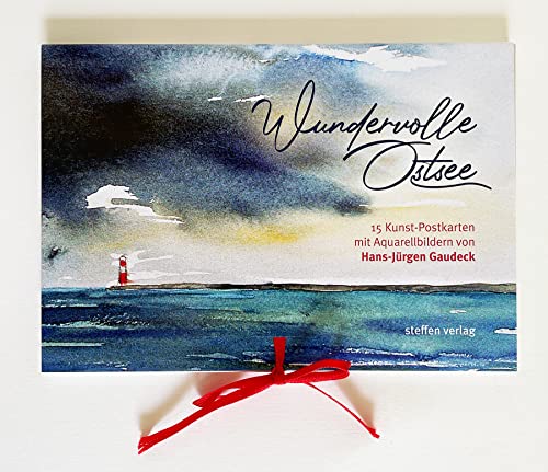 Wundervolle Ostsee Postkarten-Set: 15 Aquarell-Postkarten (Literatur und Aquarelle) von Steffen Verlag