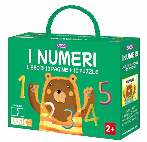 I numeri. Puzzle 2. Ediz. a colori. Con 10 puzzle (Sassi junior)
