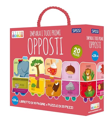 Impara i tuoi primi opposti. Steam puzzle. Ediz. a colori. Con puzzle (Sassi junior) von Sassi
