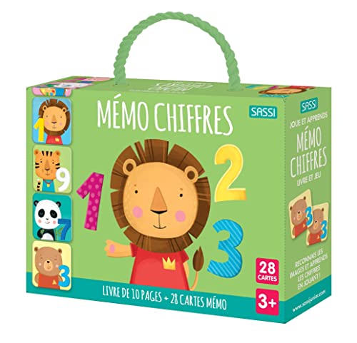 Joue et apprends. Mémo chiffres: Livre de 10 pages + 28 cartes mémo
