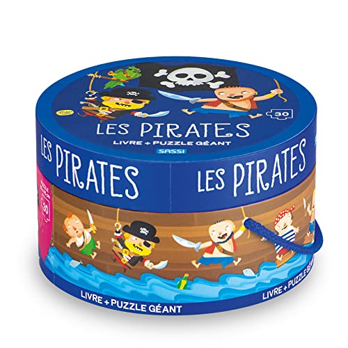 Les pirates - N.E. 2022: Livre + puzzle géant (30 pièces)