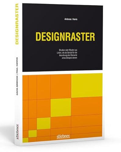 Designraster: Struktur oder Muster aus Linien, die als Gerüst für die Anordnung der Elemente eines Designs dienen