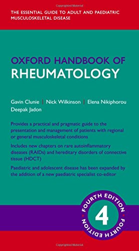 Oxford Handbook of Rheumatology: Shortlisted for the Internal Medicine category of the British Medical Association Book Awards 2019 (Oxford Medical Handbooks)