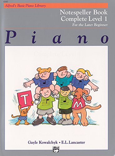 Alfred's Basic Piano Course Notespeller: Complete 1 (1a/1b) (Alfred's Basic Piano Library) von Alfred Music