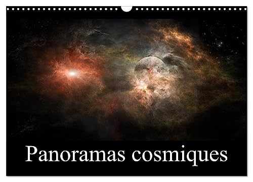 Panoramas cosmiques (Calendrier mural 2025 DIN A3 vertical), CALVENDO calendrier mensuel: A travers un univers imaginaire