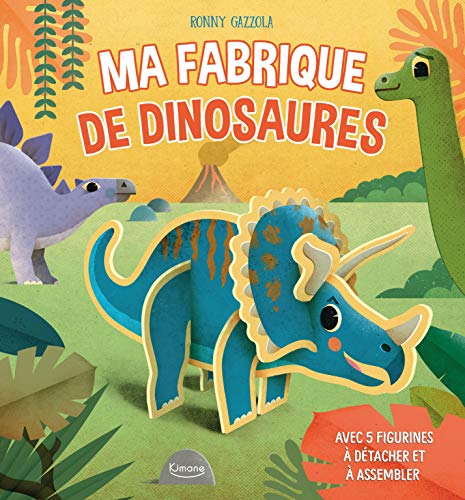 MA FABRIQUE DE DINOSAURES: Avec 5 figurines à détacher et à assembler