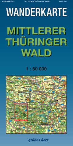 Wanderkarte Mittlerer Thüringer Wald: 1:50.000