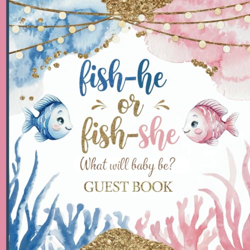 Fish-He or Fish-She Guest Book