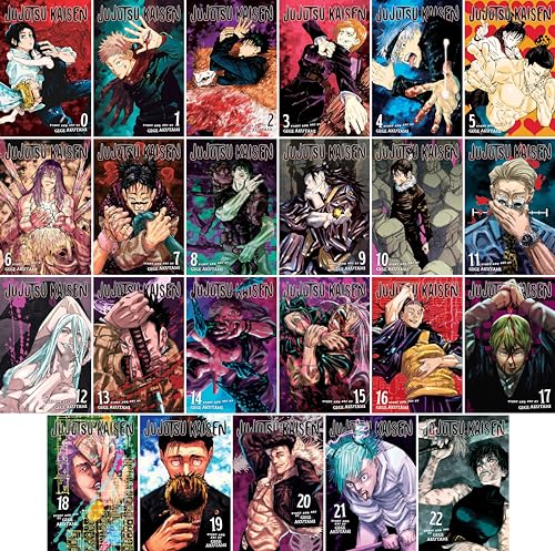 Jujutsu Kaisen Series (Vol. 0-22) 23 Books Manga Collection Set by Gege Akutami