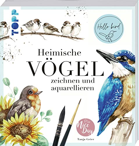 Heimische Vögel zeichnen und aquarellieren von TOPP