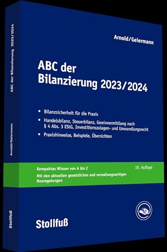 ABC der Bilanzierung 2023/2024 (Stollfuss-Ratgeber) von Stollfuß Verlag