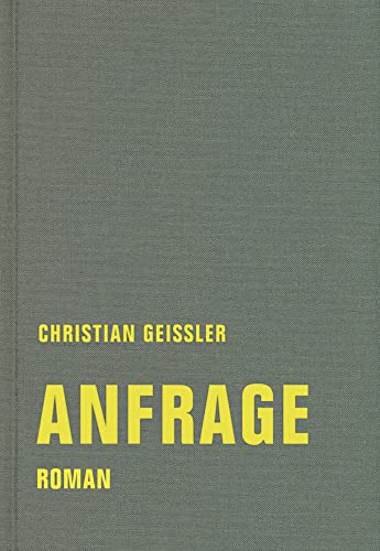 Anfrage: Roman (Christian Geissler Werkausgabe) von Verbrecher