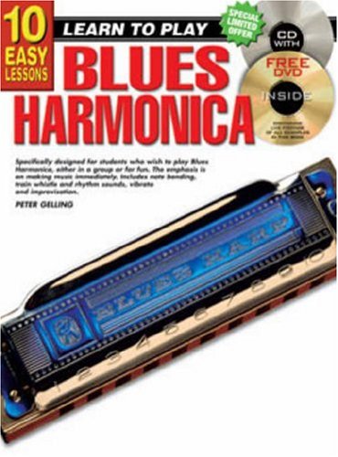 10 Easy Lessons Blues Harmonica: With Poster (10 Easy Lessons Learn to Play)