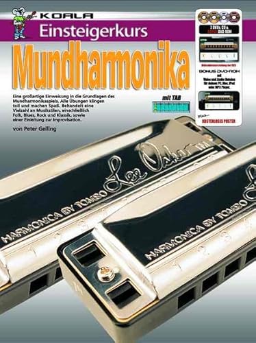 Einsteigerkurs Mundharmonika (Buch/CD/Doppel-DVD/Poster)