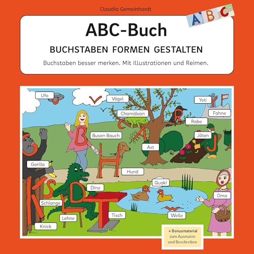 ABC - Buch: Buchstaben Formen Gestalten von Burg Verlag